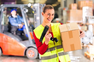 Woman Forklift Operator Image